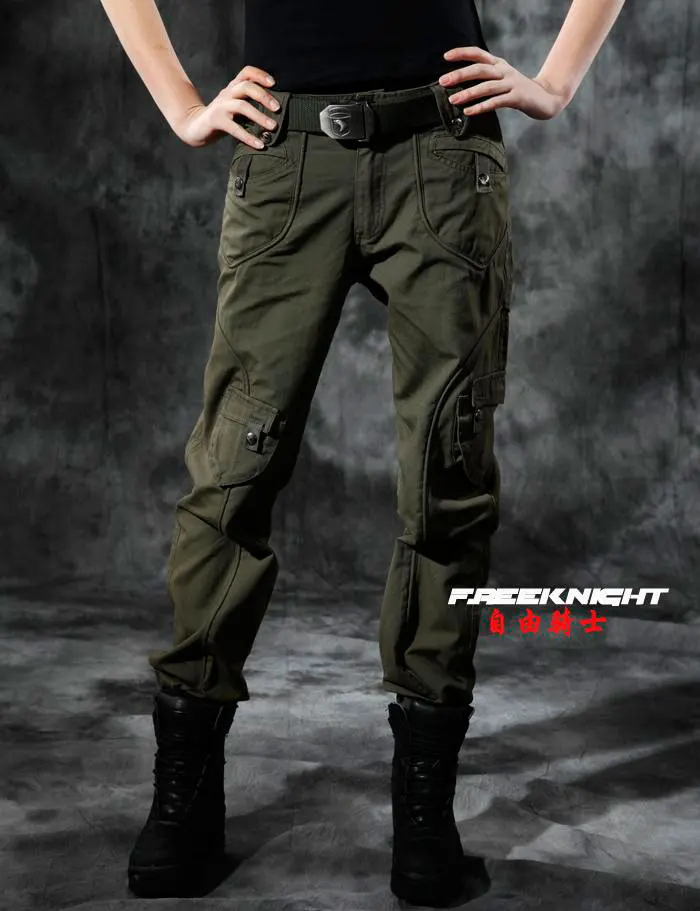 New 2015 high quality outdoor Army fans slim women army fatigue pants women's army cargo pants