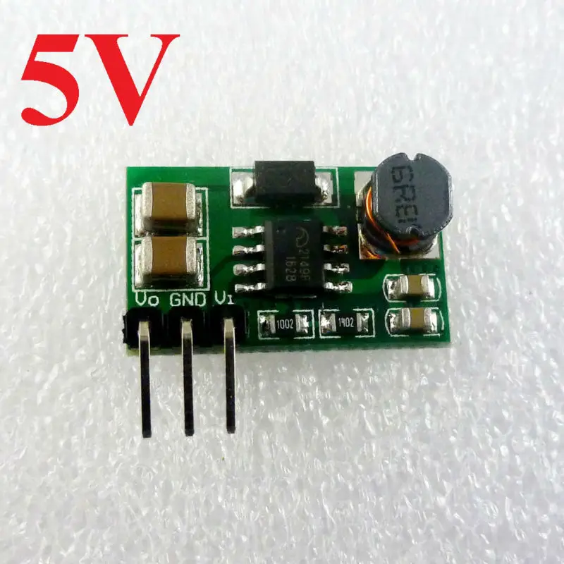 DD0606SA_5V 1-5V ถึง 5V DC DC Boost Step-Up โมดูลแหล่งจ่ายไฟสำหรับ SOLAR โทรศัพท์มือถือ Charger 1