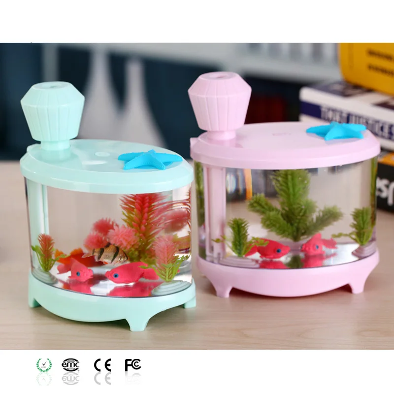 

Air Humidifier 460ml Humidifiers LED Light Aromatherapy Essential Oil Diffuser Mini USB Ultrasonic Humidifier Mist Maker