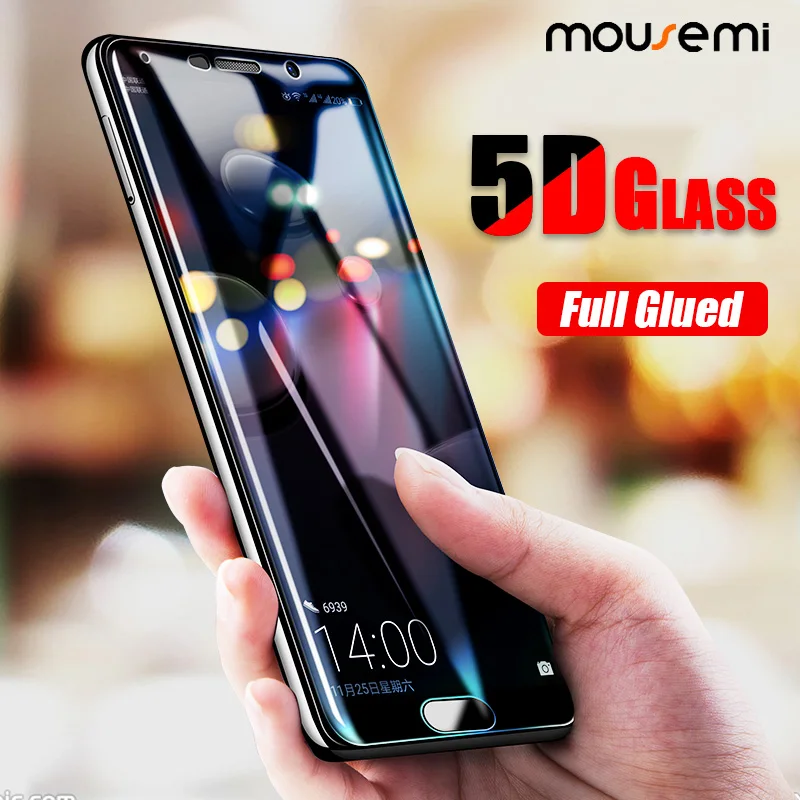 MOUSEMI 5D полное покрытие закаленное стекло для Honor 10 9 Lite Защита экрана Huawei Mate P10 Nova 3E