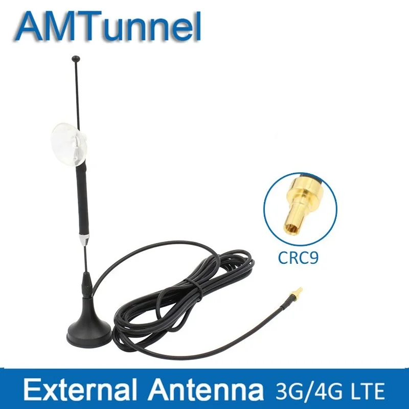 4G антенна 3G LTE со штекером CRC9 10dBi внешнее магнитное основание 3 м кабель для