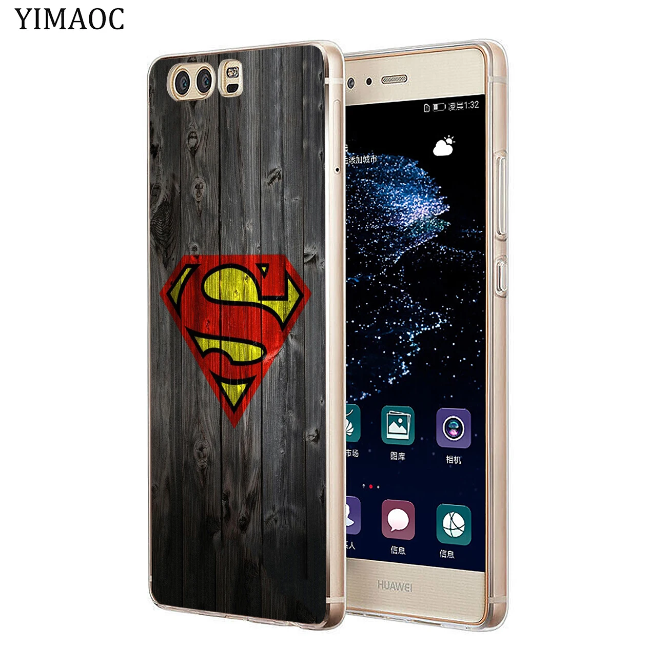 YIMAOC супергерой Супермен Мягкий ТПУ силиконовый чехол для телефона Huawei P30 P20 Pro P10 P9