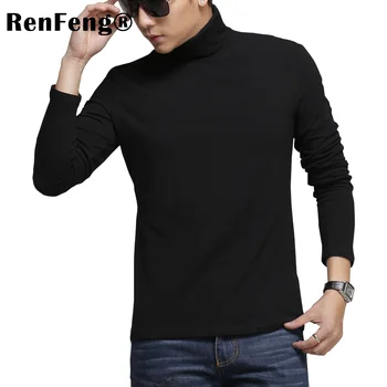 

High Quality Winter Thermal Underwear Men Long Sleeve Top T Shirt Based Compression Underwear Men High Neck Fitness Warm Clothes