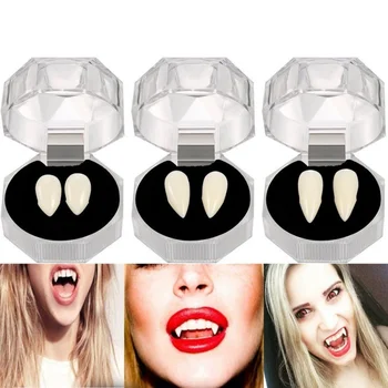 

New Halloween Cosplay Props Dentures Zombie Vampire Teeth Ghost Devil Fangs False Tooth Costume Party Accessory Creative