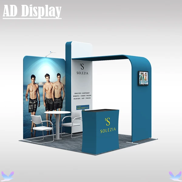 10ft*10ft Booth Size Portable Tube Display Tension Fabric