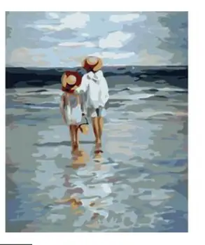 

5851 Girls on the Beach - Paint by Numbers Kits for Adults DIY