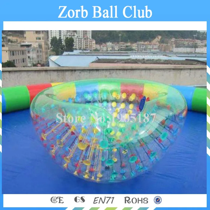 

Free Shipping 1.0mm TPU Color Dots Beach Cocoon Coconut Balls With Water Pool,coco Balls Inflatable Water Game For Sale