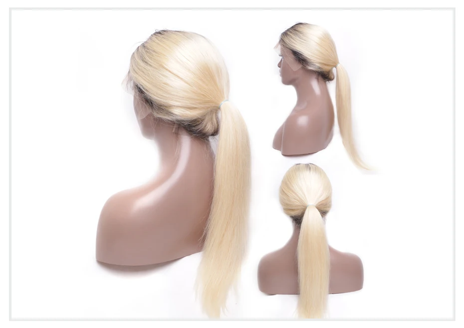 ombre blonde Lace Front Wig3