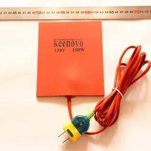 " X 8" 300 Вт 120 В KEENOVO силиконовый нагреватель двигателя блок масляный поддон гидравлический бак нагревательная пластина W/2 м шнур+ вилка+ 3 М PSA