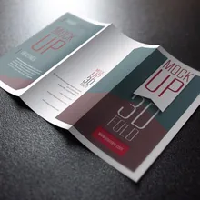 A4 Размер папка флаер, изготовленная на заказ Печать весь размерный ряд листовки по требованию заказчика, двусторонняя печать, цветной печати плакатов сделать 3 раза для вас, MOQ: 1000