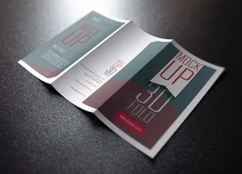 

A4 size folder flyer, custom print all size Leaflet , Double Sided print ,colorful print posters make 3 fold for you , MOQ:1000