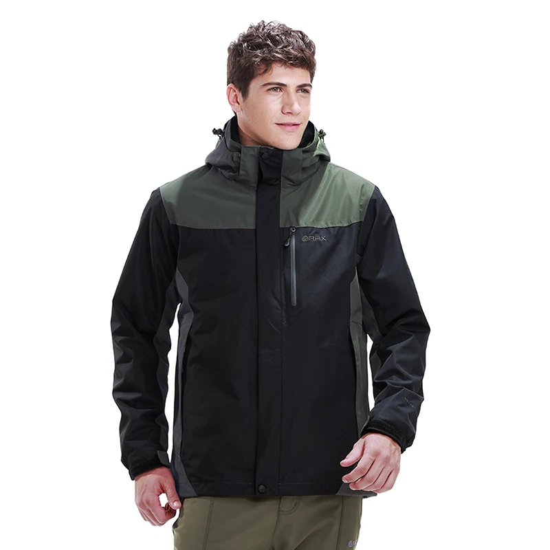 Rax Hiking Jackets Men Waterproof Windproof Warm Hiking Jackets Winter Outdoor Camping Jackets Women Thermal Coat 43-1A058