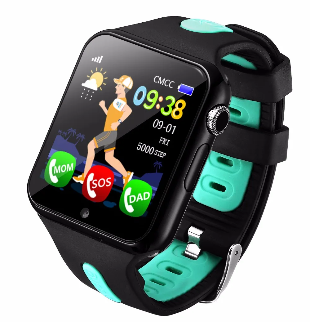 2018 NEW Tracking GPS Watch for Kids Call for Children's Smart watch with Camera SOS Location Device Tracker baby Safe Anti-lost