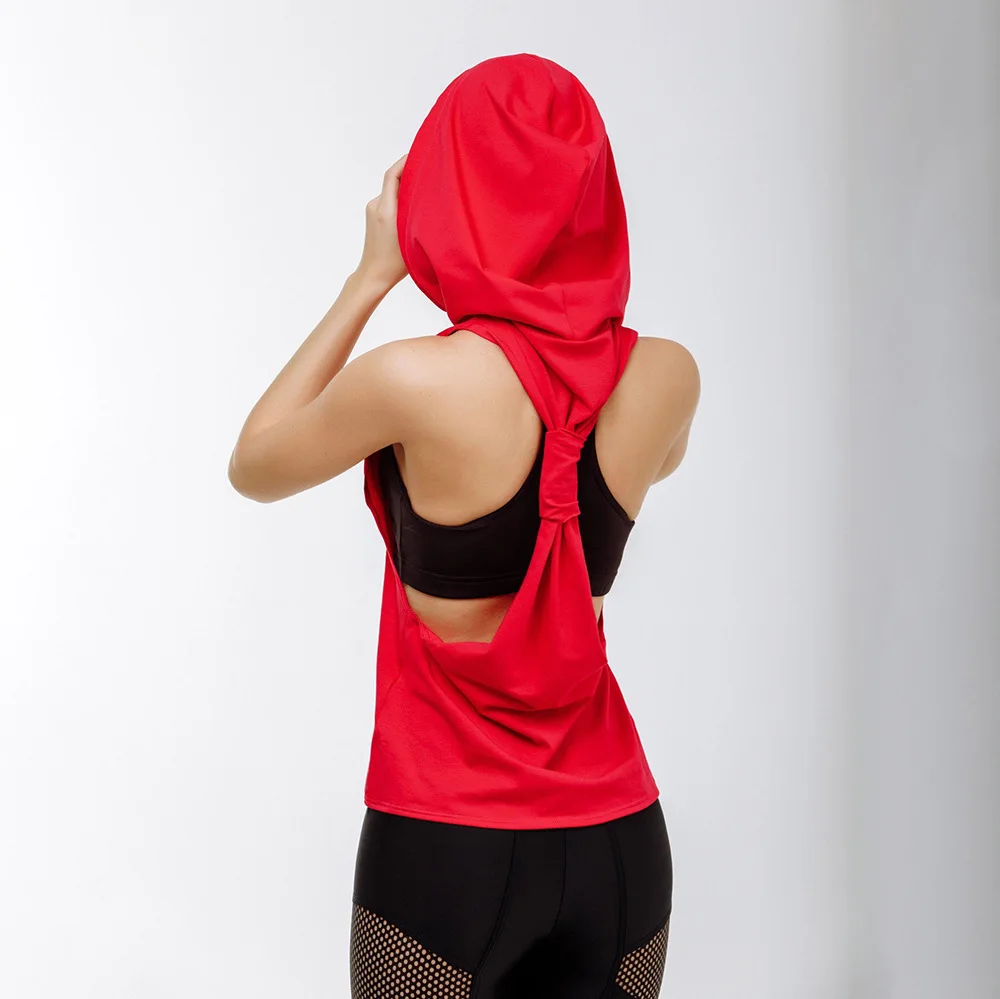 

GXQIL Red Hood Sport T-shirt Women Unique Fitness Gym Tops Female Sports Shirts Yoga Top 2018 Sports Wear Jogging Jersey Tshirt