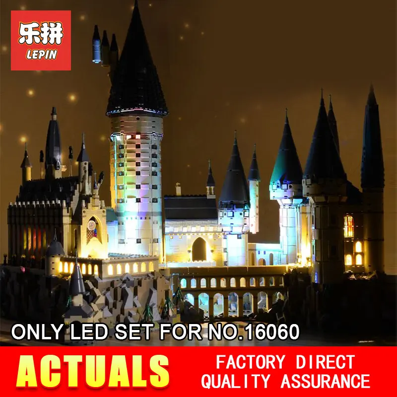 

Lepin Led Light Up For Hogwarts Castle Magic School Model Building Block Light Compatible With 71043 And 16060 (Only Light Set)