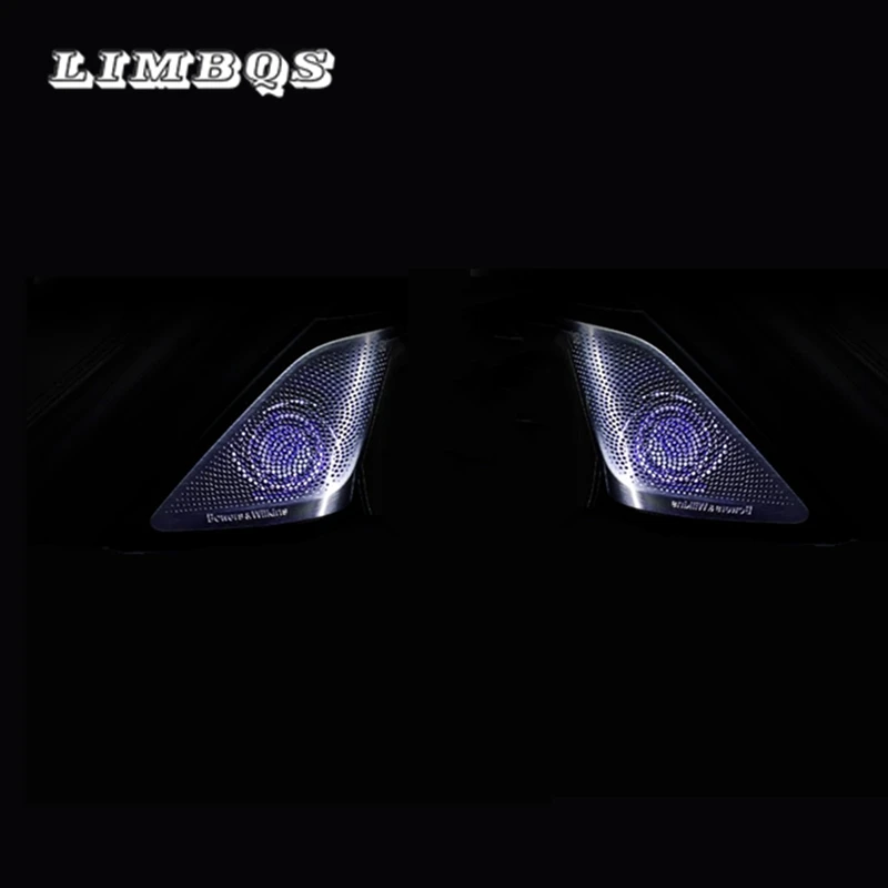 

Side door speaker for BMW g30 g38 5 series diamond dome tweeters synchronized with ambient light car speaker LED tweeter light