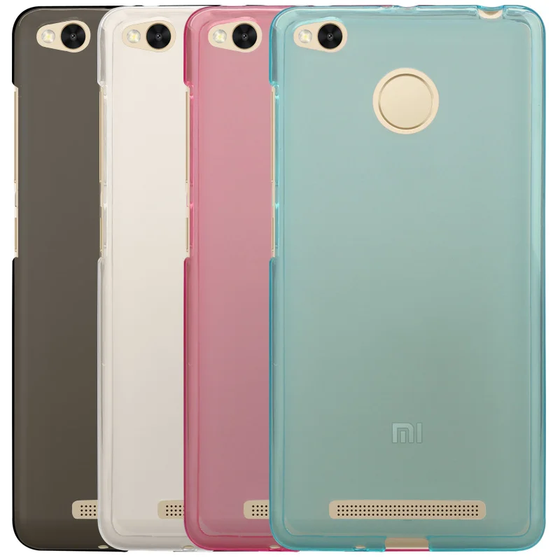 Xiomi Xiaomi Redmi 3x чехол Высокое качество ТПУ мягкий для телефона задняя крышка 4 цвета 3
