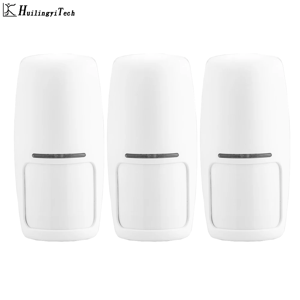 

HuilingyiTech Wireless PIR Motion Sensor Alarm Detector for Home Alarm System on Stable 433Mhz