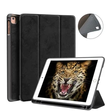 Чехол для нового iPad 9,7 дюйма чехол с карандашом-держателем Умный Магнитный ТПУ силиконовый чехол для iPad 5-го 6-го поколения Funda