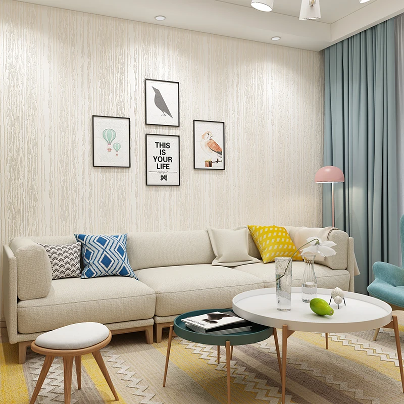 Modern Simple Solid Color Stripe PVC Waterproof Wallpaper Living Room Bedroom Warm Home Decor Self Adhesive Vinyl Wall Sticker Modern Simple Solid Color Stripe PVC Waterproof Wallpaper Living Room Bedroom Warm Home Decor Self Adhesive Vinyl Wall Sticker