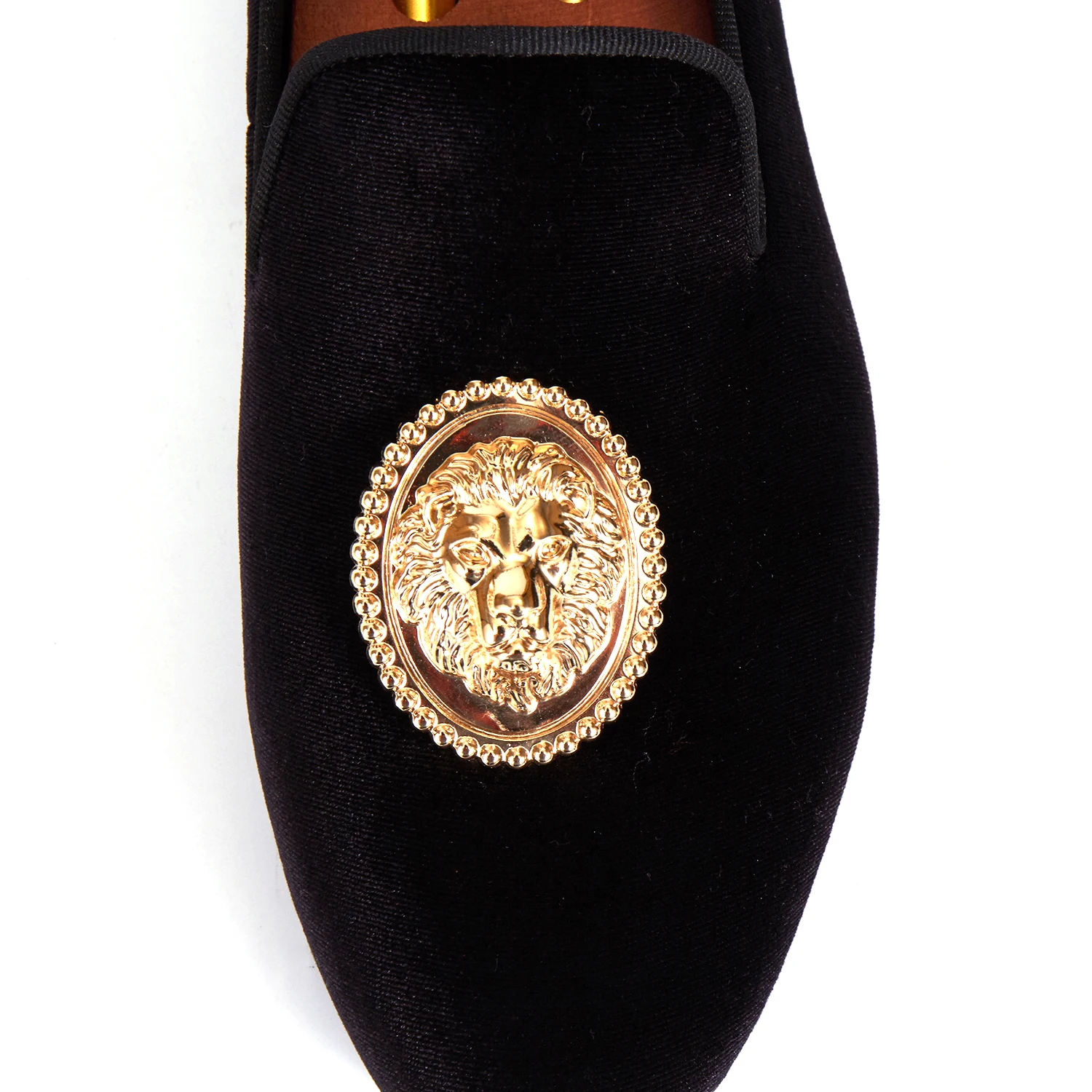 Hebilla azul Planos rojo Harpelunde Negro Vestido Albert Animal Zapatillas Terciopelo Negro Tamaño Zapatos Príncipe Hombres 6 verde Mocasines 14 51qwfat