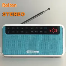 Rolton E500 ハイファイステレオ bluetooth スピーカーポータブルスーパー低音サウンドボックス列 MP3 音楽プレーヤーコンピュータラジオ tf カード