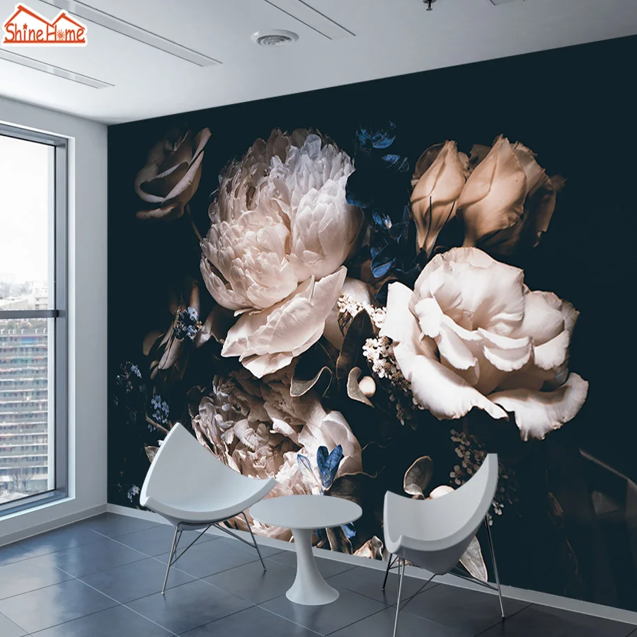 Шелушение и палочка 3d Природа, фотообои обои бумага для стен s домашний декор обои s для гостиной Роза Ретро фон рулоны