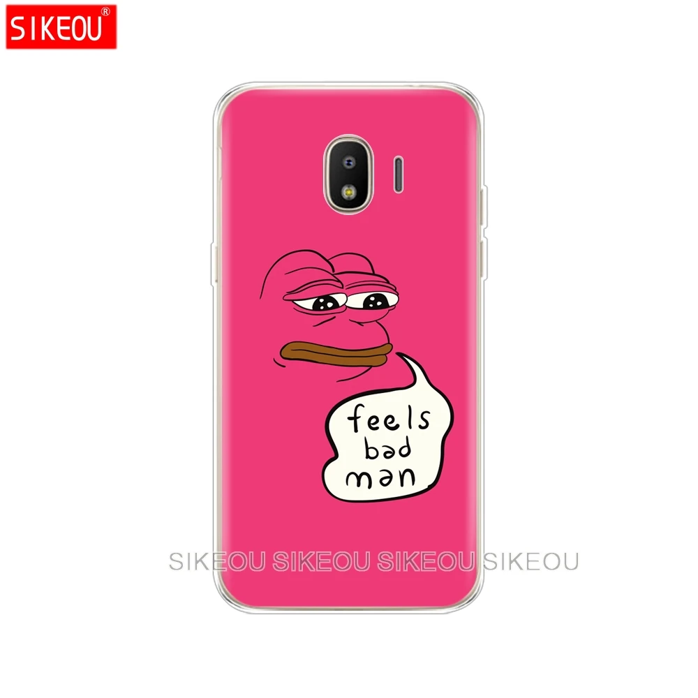 Силиконовый чехол для телефона Samsung Galaxy J3 J5 J7 2017 J330 J530 J730 PRO j2 2018 Милый Забавный мем