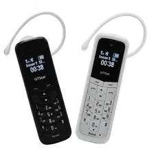 BM50 bluetooth мини мобильный телефон Bluetooth Dialer Универсальный мини наушники мобильного телефона 0.66 дюймов с GSM Сети H-мобильный