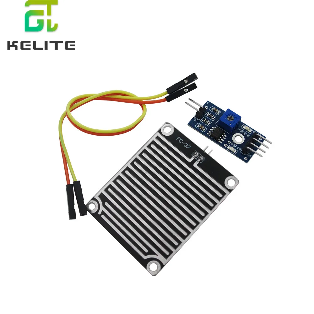 

1set/lot Snow/Raindrops Detection Sensor Module Rain Weather Module Humidity For Uno