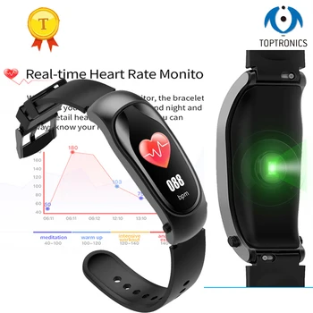 

Heart Rate Monitor Smart Band Smart Wristband Fitness Tracker Bracelet IP67 Waterproof Bluetooth Smartwatch Message Passometer