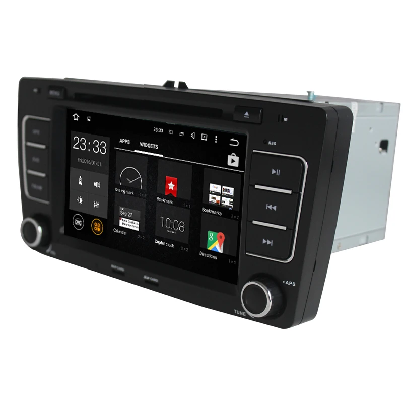 Perfect Quad Core Android 9.1 2G RAM 7 inch Car DVD player for Skoda Octavia Laura with GPS Navigation WiFi 3G 4G DVR support DAB OBD2 3