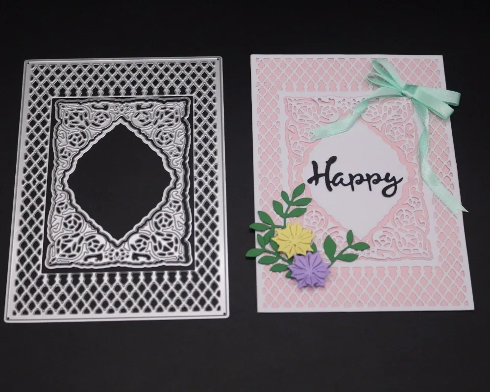 

Rectangle Frames Metal Cutting Dies Stencil for DIY Scrapbooking albulm photo Paper Cards Decorative Crafts card making new die
