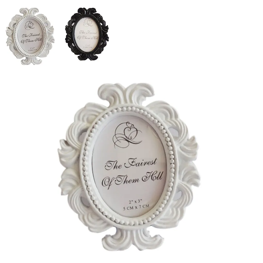 Floral Photo Frame Round Frame Picture Frame Holder Wedding Home Decor