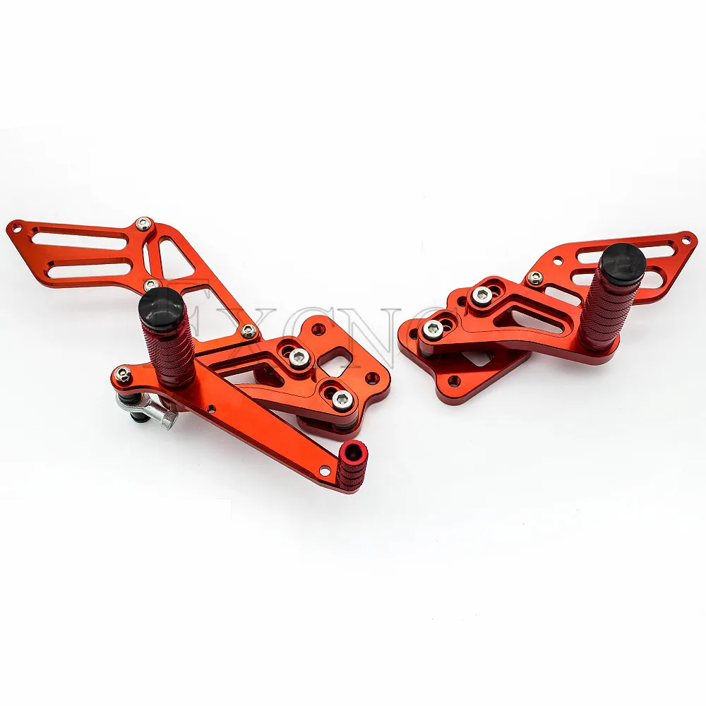 CNC Алюминиевые мотоциклетные Подножки Набор подножки Rearset для Suzuki GSXR 600 GSXR600 GSXR750 K6