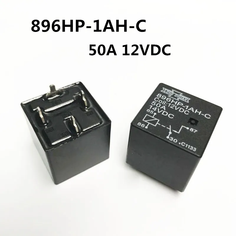 

NEW 12V CAR relay 896HP-1AH-C 12VDC 896HP-1AH-C-12VDC 12VDC DC12V 12V 50A 4PIN