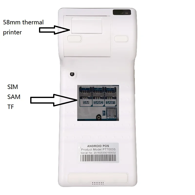 Android 5 1 Смарт pos планшет с принтером/сканер PT 7003 для розничной торговли|retail printers|pos