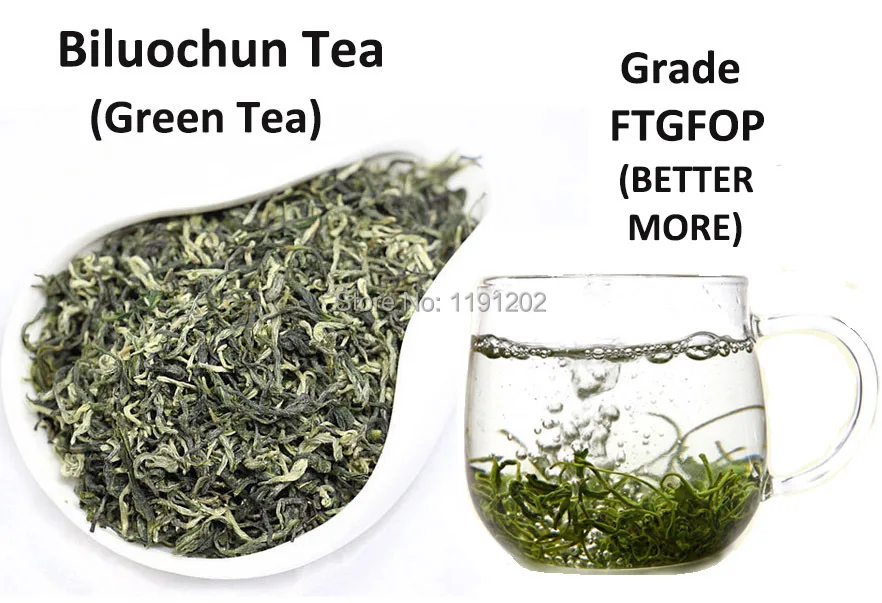 

Grade FTGFOP! Free Shipping BiLuoChun Green Tea, Green Snail Spring, China Tai Lake Pi Lo Chun Tea Good for Health 250g