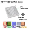 Affichage de matrice de points LED 1.9mm, Anode commune à 16 broches rapide, 2 pièces/lot R,G,B,Orange disponibles, livraison gratuite ► Photo 2/2