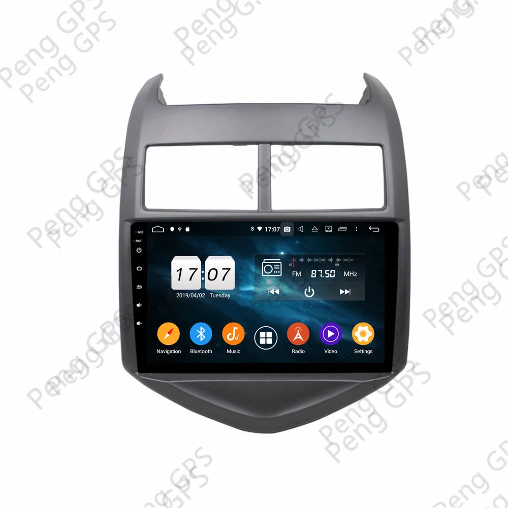 Flash Deal Car Radio Screen for Chevrolet Aveo/Sonic 2011-2015 GPS Navigation Recorder Headunit Multimedia Player Android 9 DSP 4+64G 1