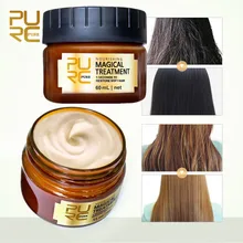 Очищающая 60 мл Волшебная кератиновая маска для лечения волос 5 секунд ремонт повреждения корня волос Тоник Кератиновый Уход за волосами и кожей головы