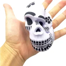 New hot kids boy girl toys Exquisite Fun Galaxy Skull Scented Squishy Charm Slow Rising 10cm