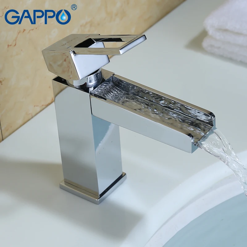 

GAPPO Basin faucets waterfall bathroom sink taps deck mounted sink faucets bathroom mixer water tap faucet