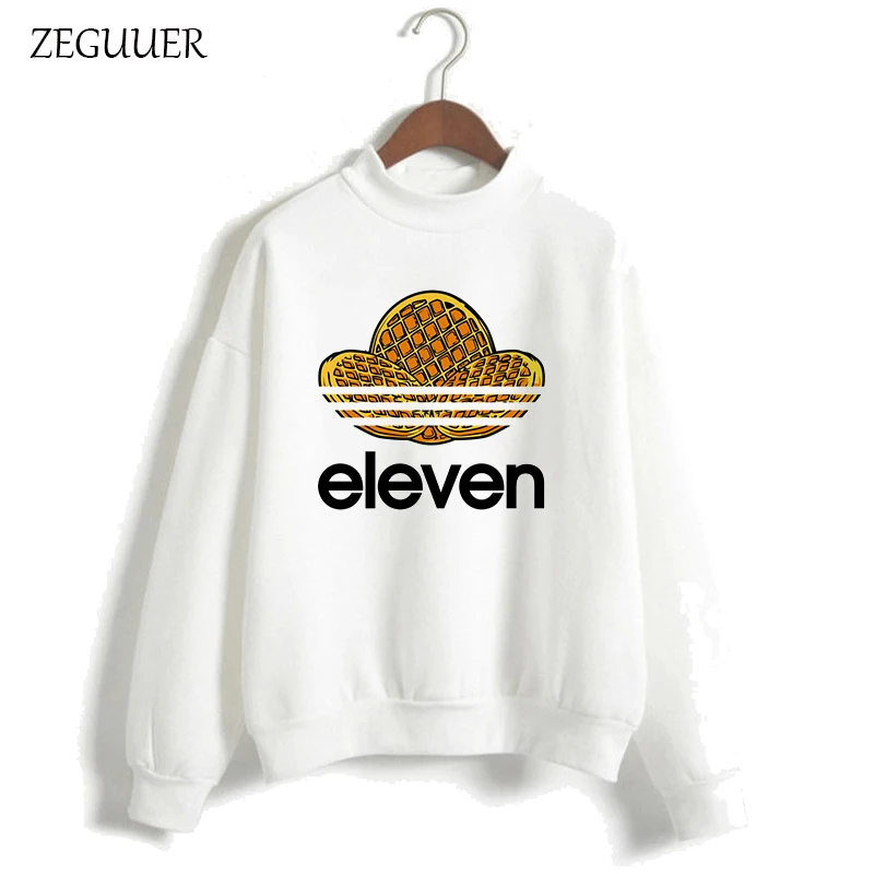 

ZEGUUER Stranger Things Eleven Letter Hoodies Women Harajuku Pink Cartoon Sweatshirt Streetwear Fashion Hipster Clothes