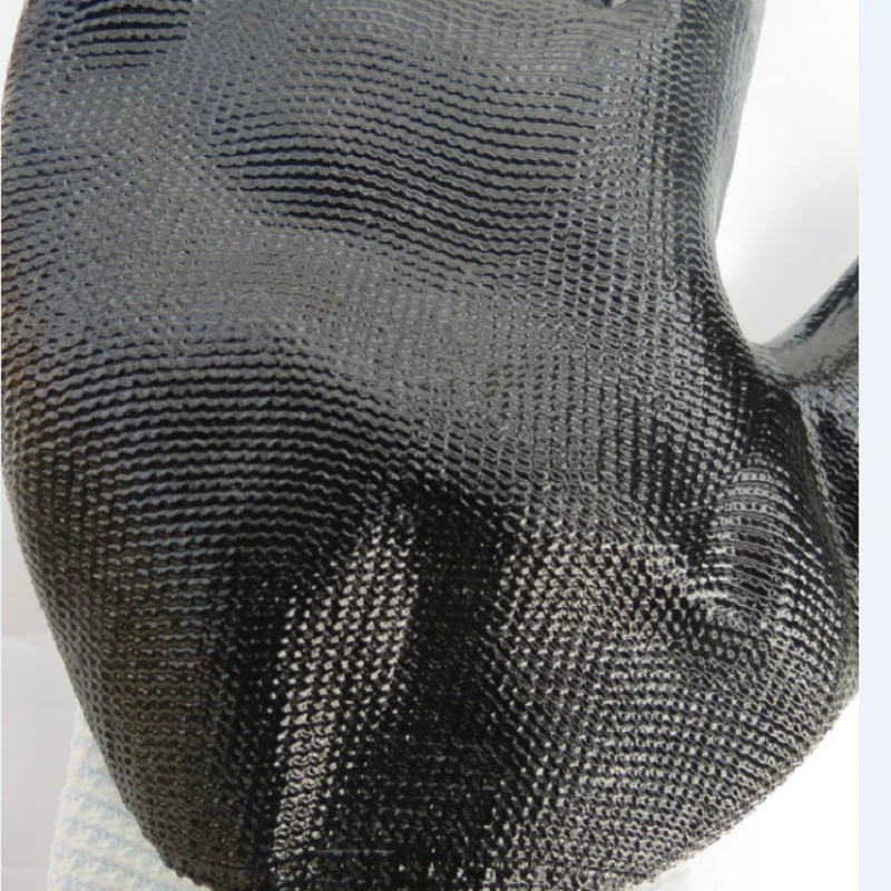 5/12 пар нитриловые черные рабочие перчатки Нескользящие износостойкие Антикоррозийные Мягкие латексные механические рабочие защитные перчатки