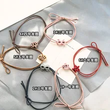 1 шт волос веревки для девочек небольшой свежий ананас корона новые летние простой резинкой волосы на кольцевом креплении аксессуары для взрослых G0409