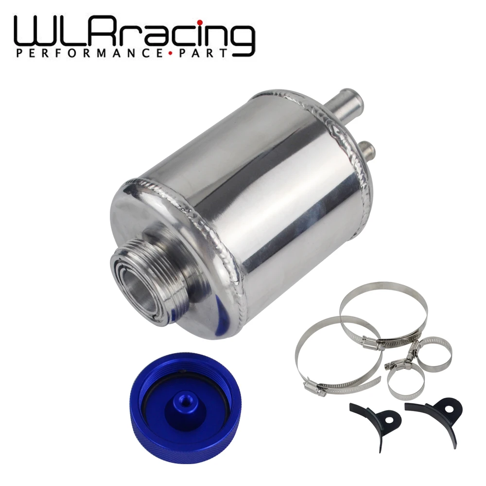 WLR RACING Universal Fuel Cell Racing Power Steering Tank Pump Aluminum