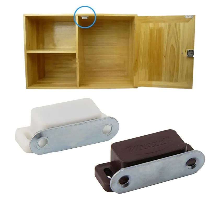 10Pcs Small Door Catches Kitchen Cupboard Wardrobe