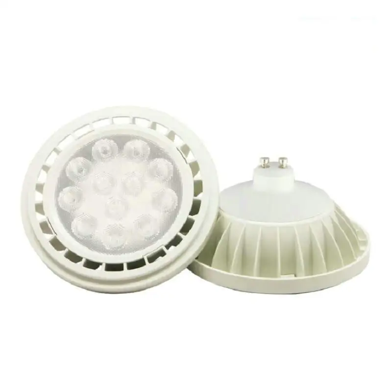 Free shipping 12V G53 GU53 Dimmable LED AR111 Embedded Down lamp 12W GU10 light ES111 spotlight AC85-265V | Лампы и освещение