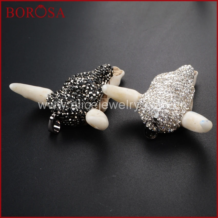 BOROSA Longhorn рога из смолы крупного рогатого скота бык подвеска в виде буйвола